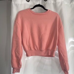 Cropped fleece Sweater